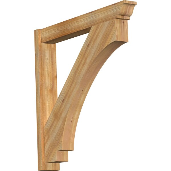 Ekena Millwork Imperial Traditional Rough Sawn Outlooker, Western Red Cedar, 6"W x 40"D x 40"H OUT06X40X40IMP01RWR - main